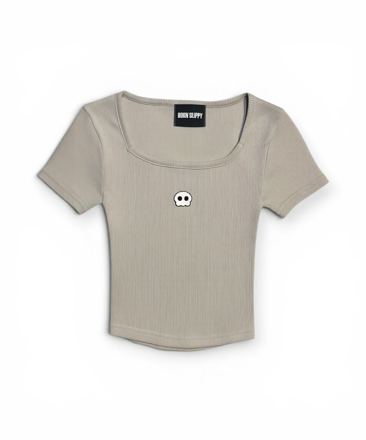 본슬리피(BORN SLIPPY) Bully Square Neck T-shirt (Beige)