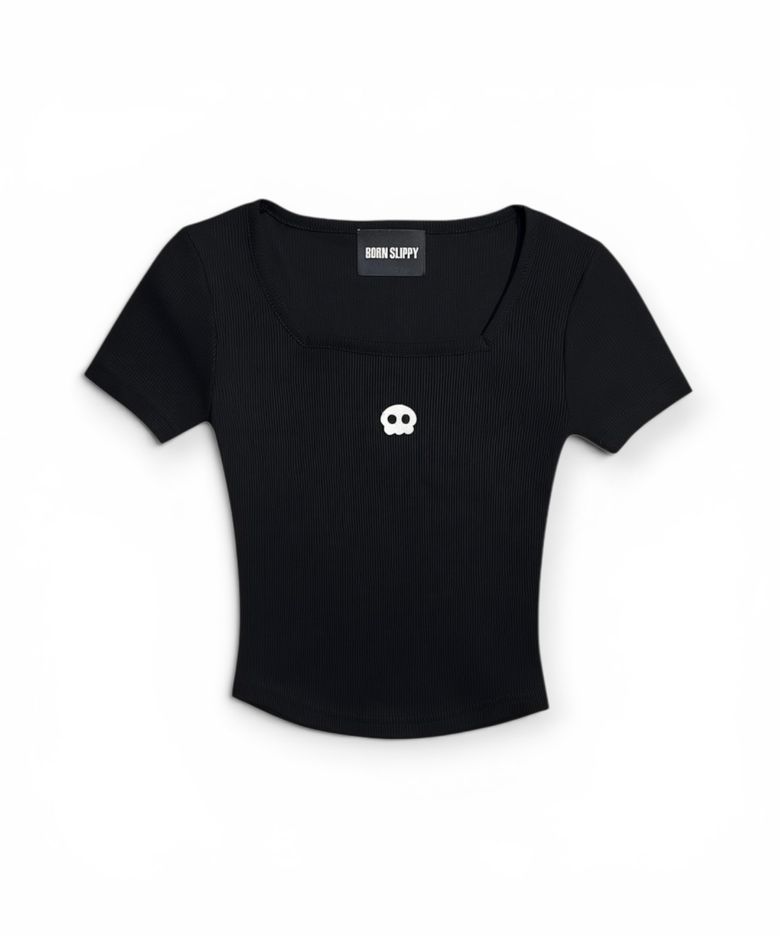 Bully Square Neck T-shirt (Black)
