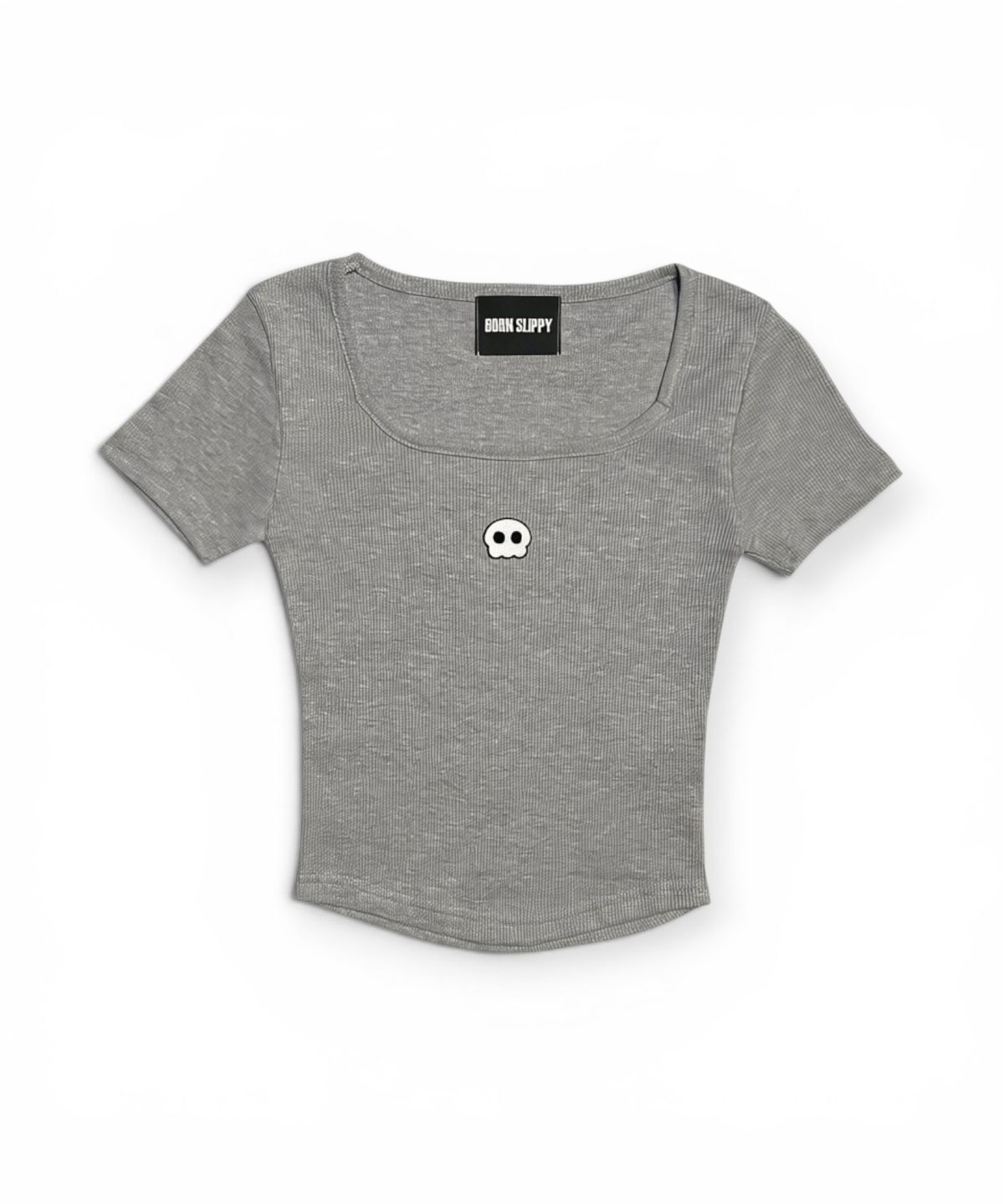 본슬리피(BORN SLIPPY) Bully Square Neck T-shirt (Gray)