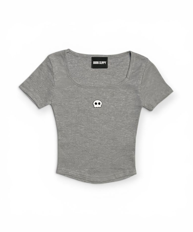 Bully Square Neck T-shirt (Gray)