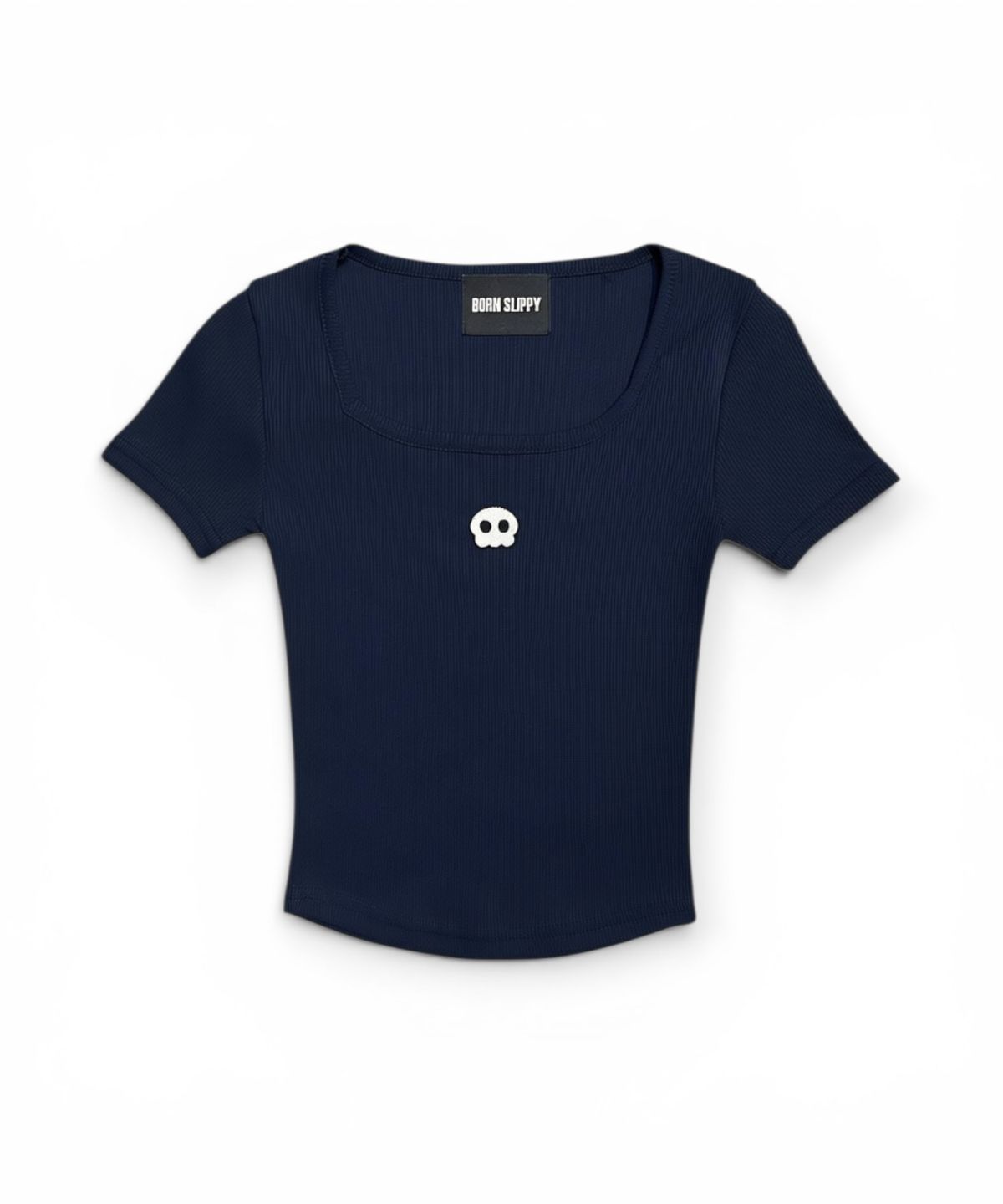 본슬리피(BORN SLIPPY) Bully Square Neck T-shirt (Navy)