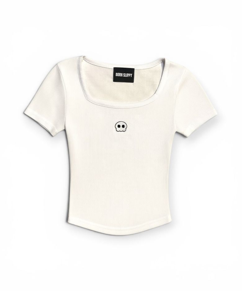 Bully Square Neck T-shirt (White)