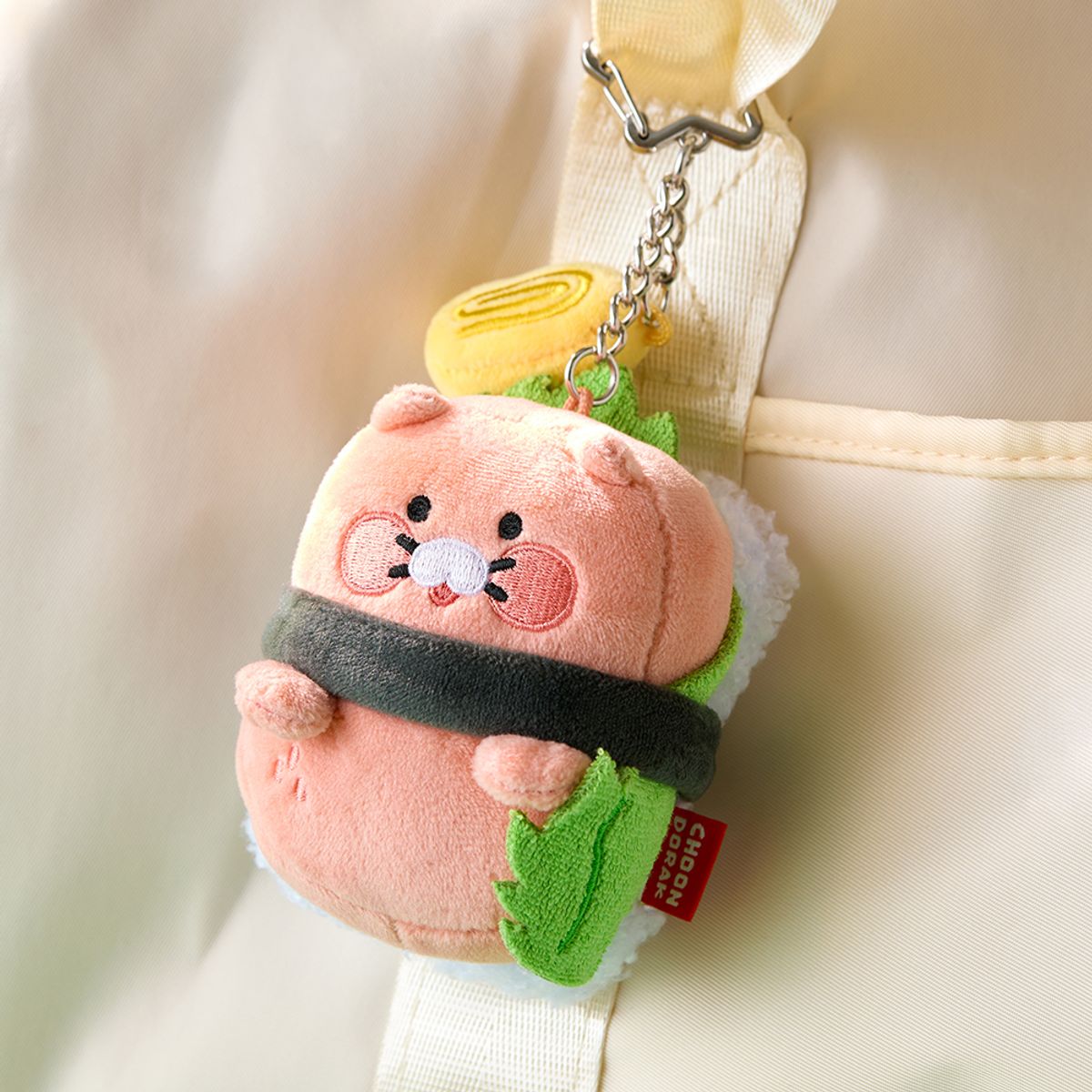 카카오프렌즈(KAKAO FRIENDS) 춘도락 무스비 키링인형_춘식이