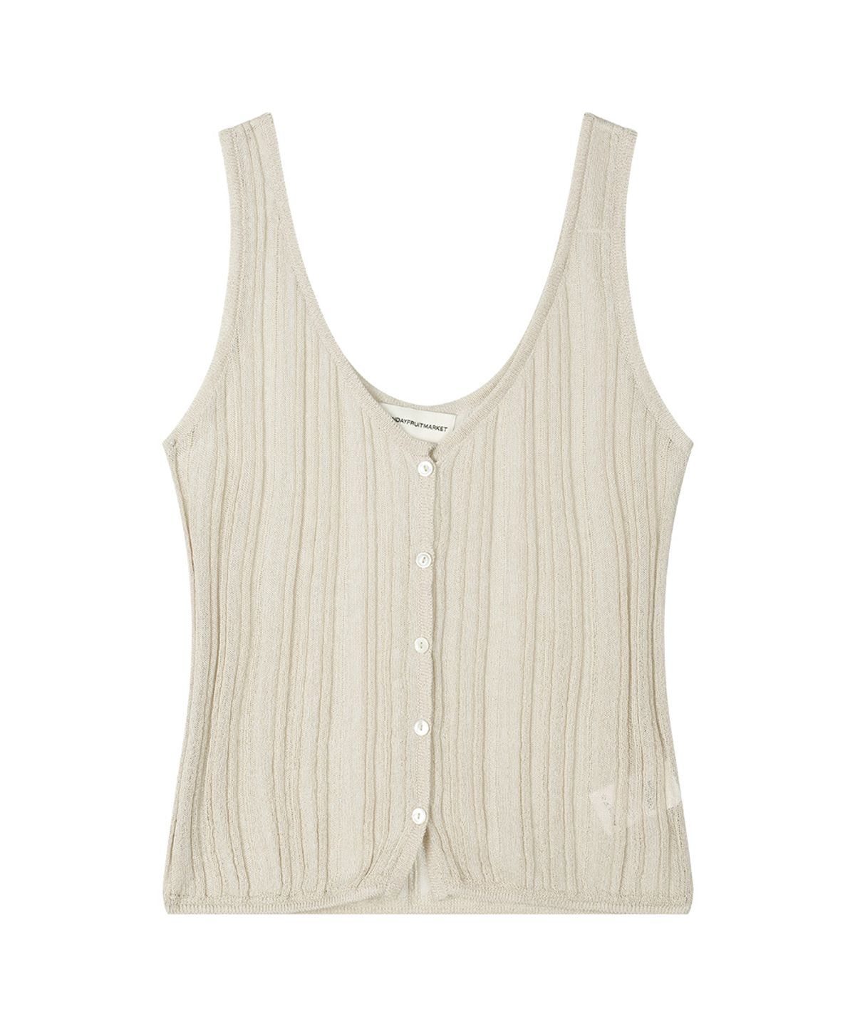 선데이후르츠마켓(SUNDAY FRUIT MARKET) W) SUNDAY SHEER SLEEVELESS BEIGE