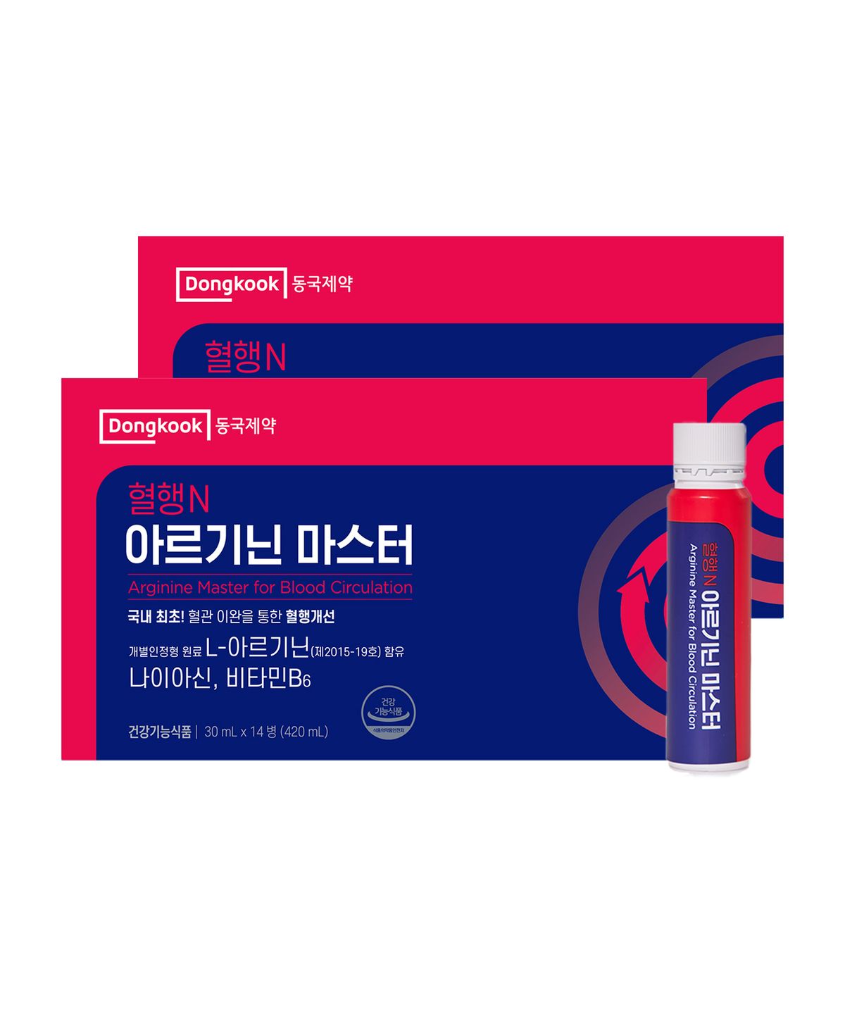 마이핏(MYFIT) [기능성 아르기닌] 혈행N 아르기닌 마스터 6000 30ml 14병 2박스