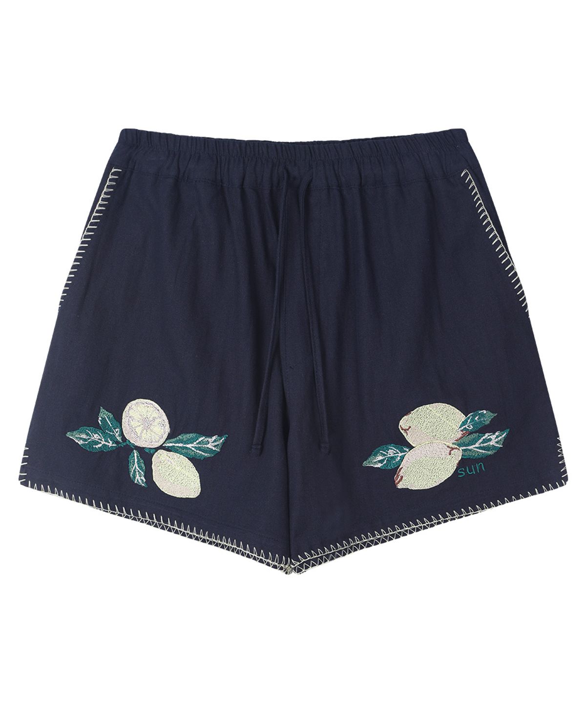 선데이후르츠마켓(SUNDAY FRUIT MARKET) SUNDAY LEMON SHORT NAVY