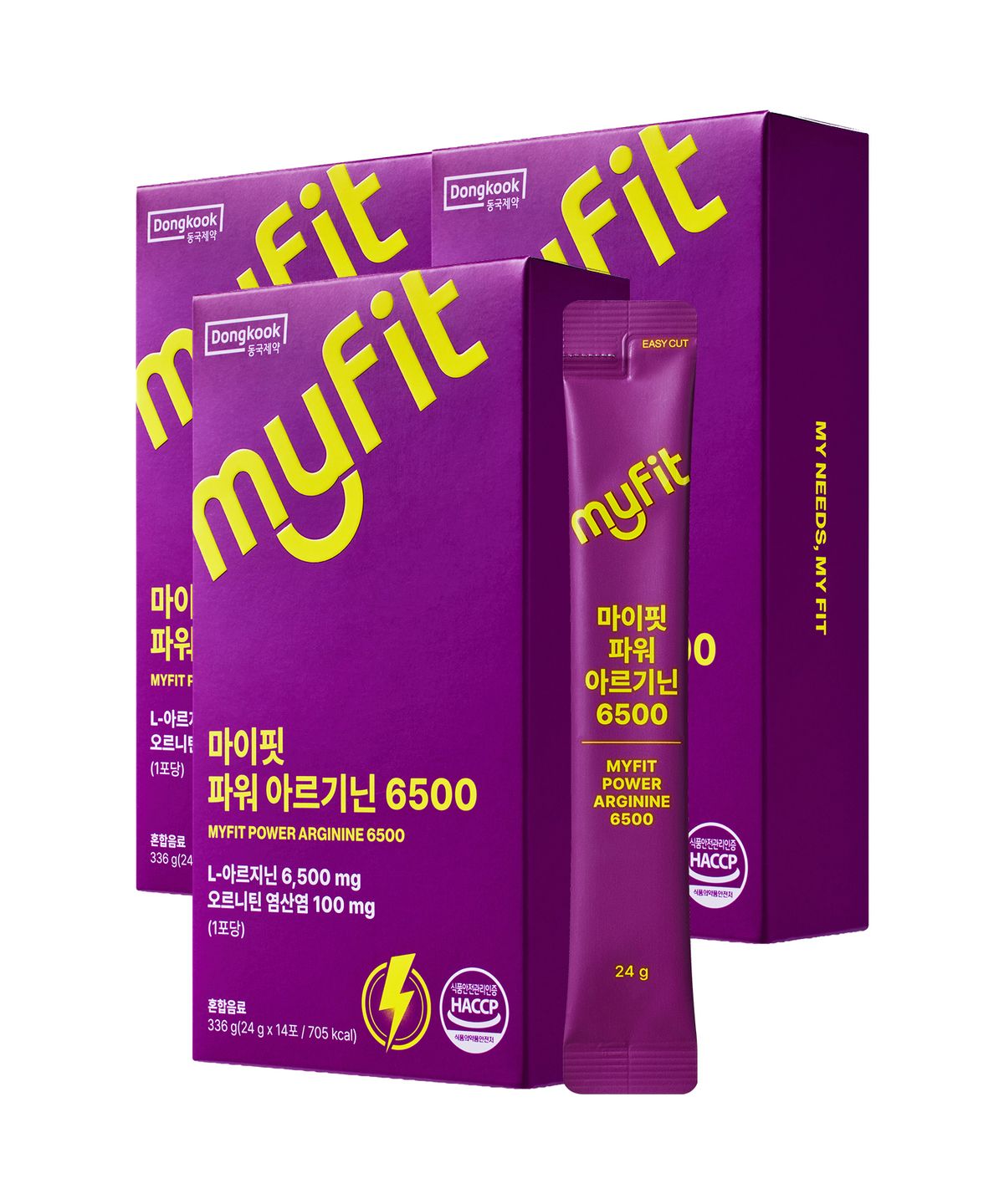 마이핏(MYFIT) 고함량 액상 파워 아르기닌 6500 14포 3박스