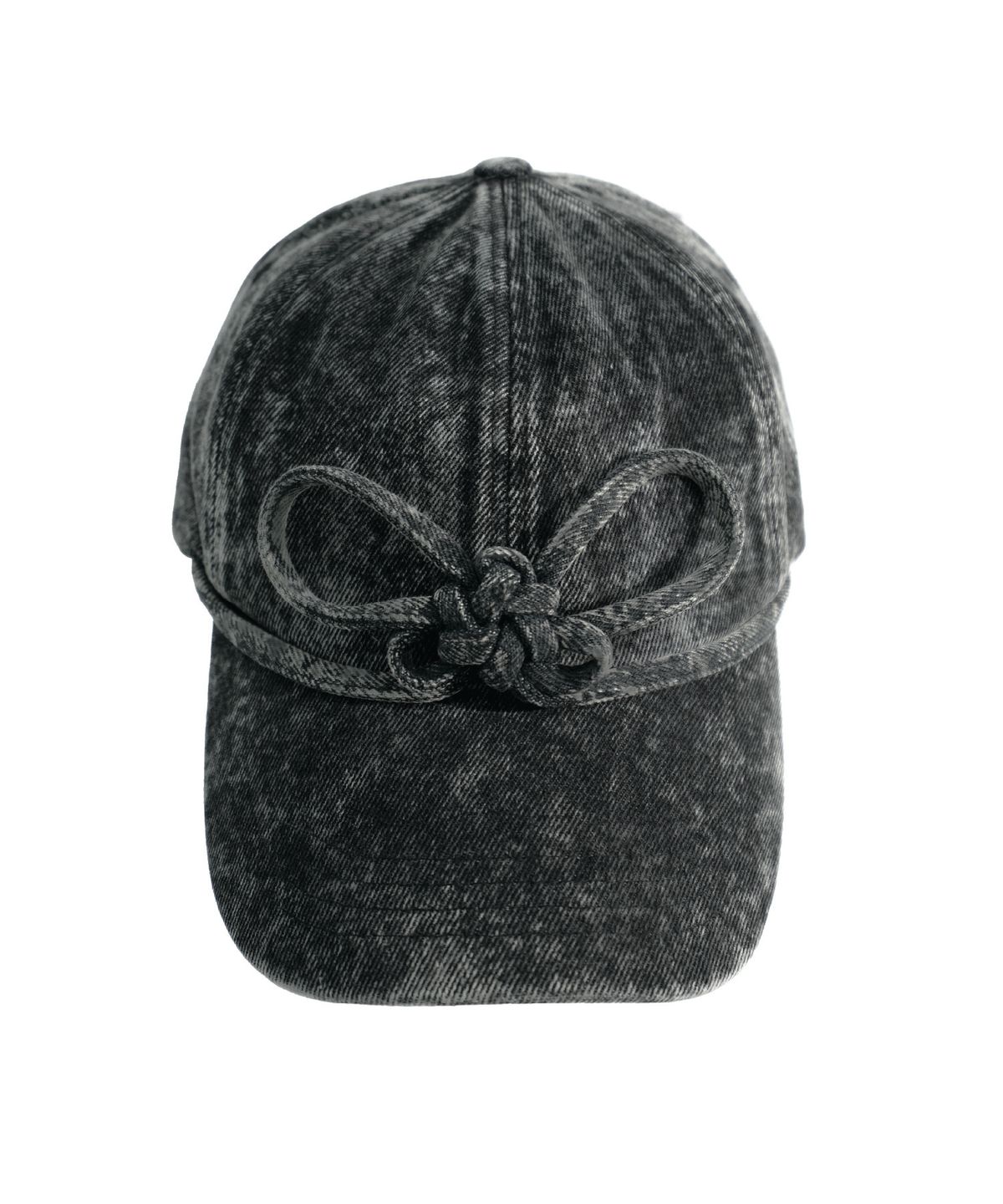 온고(ONGO) BUTTERFLY KNOT CAP [Black]