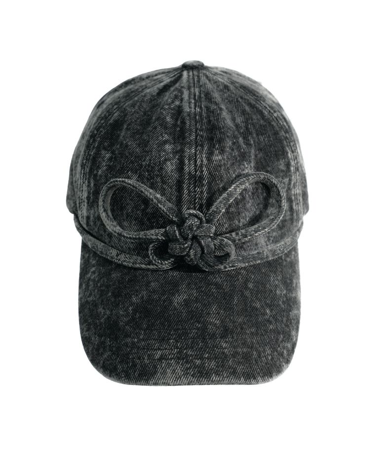 BUTTERFLY KNOT CAP [Black]