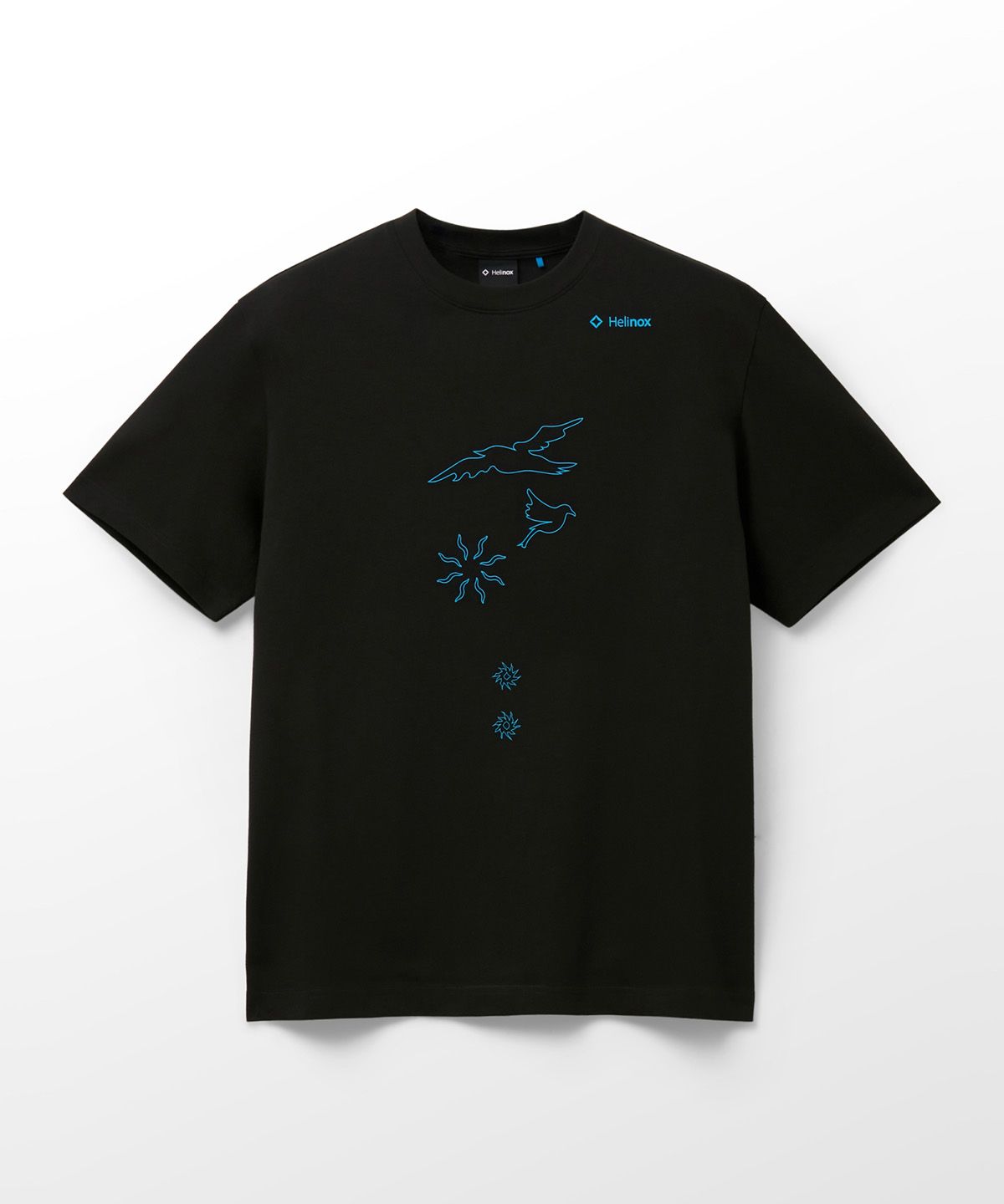 헬리녹스 웨어(HELINOX WEAR) Splash 그래픽 티셔츠_Black