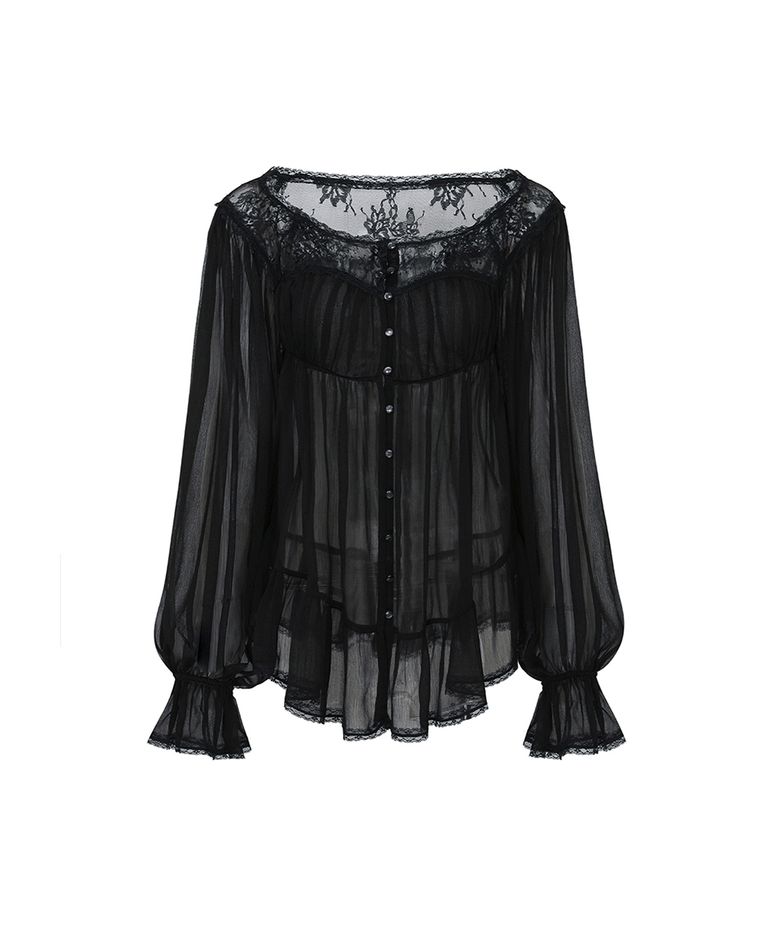 MOONRISE BLOUSE black