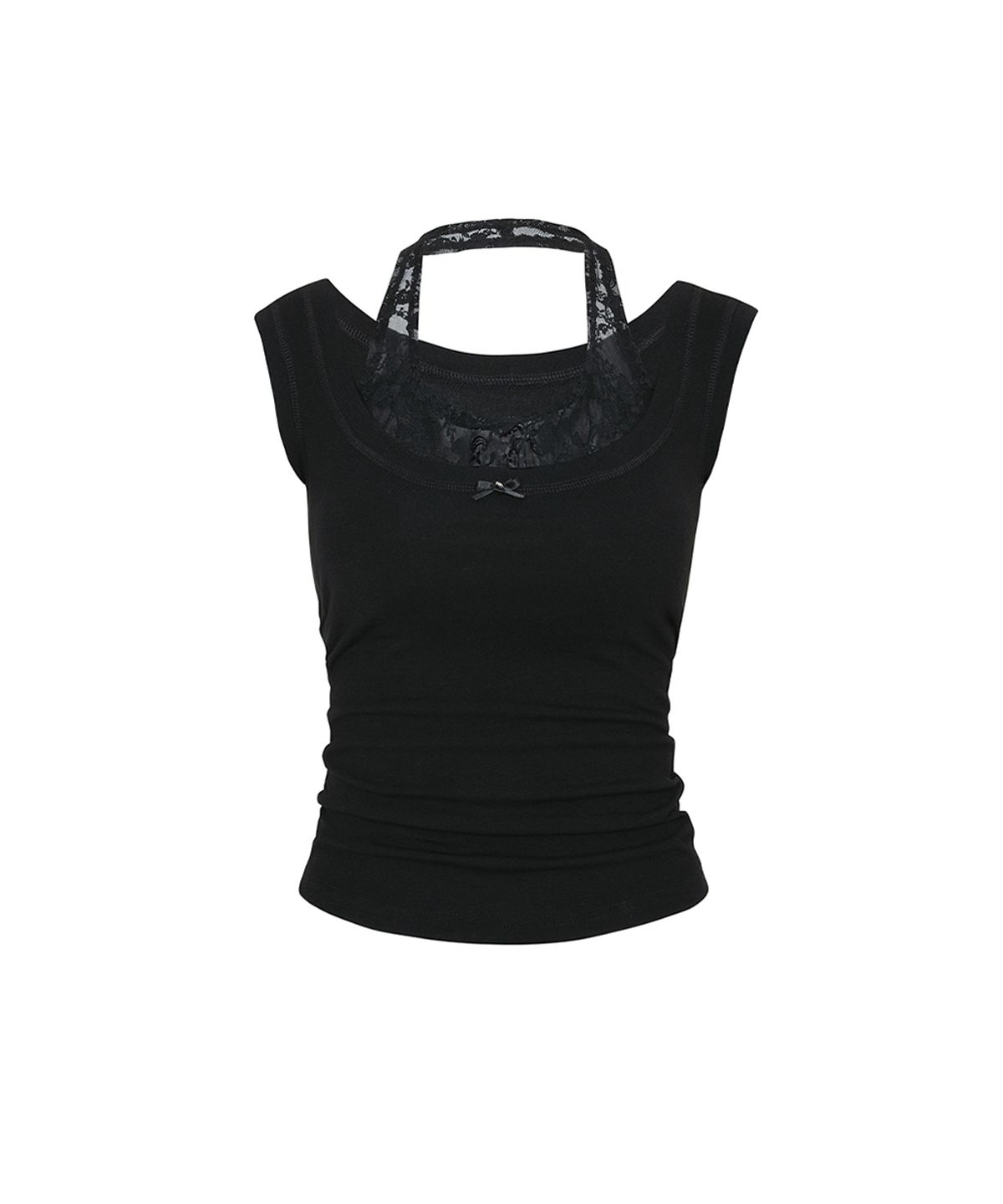 페인오어플레져(PAINORPLEASURE) REGINA TOP black