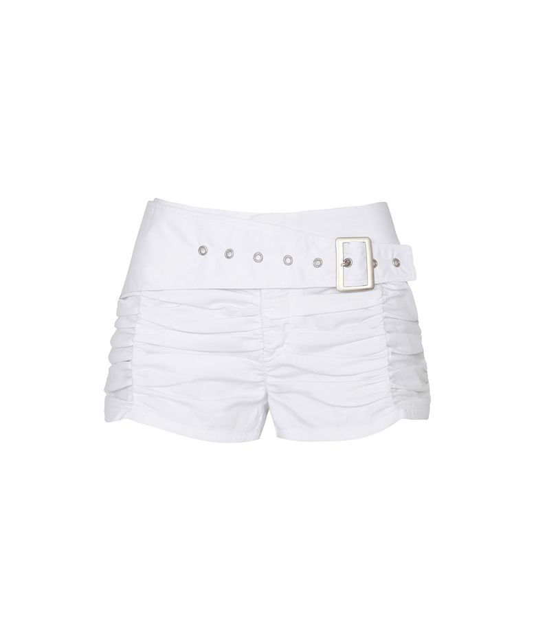 VIOLA BELTED SHORTS ivory