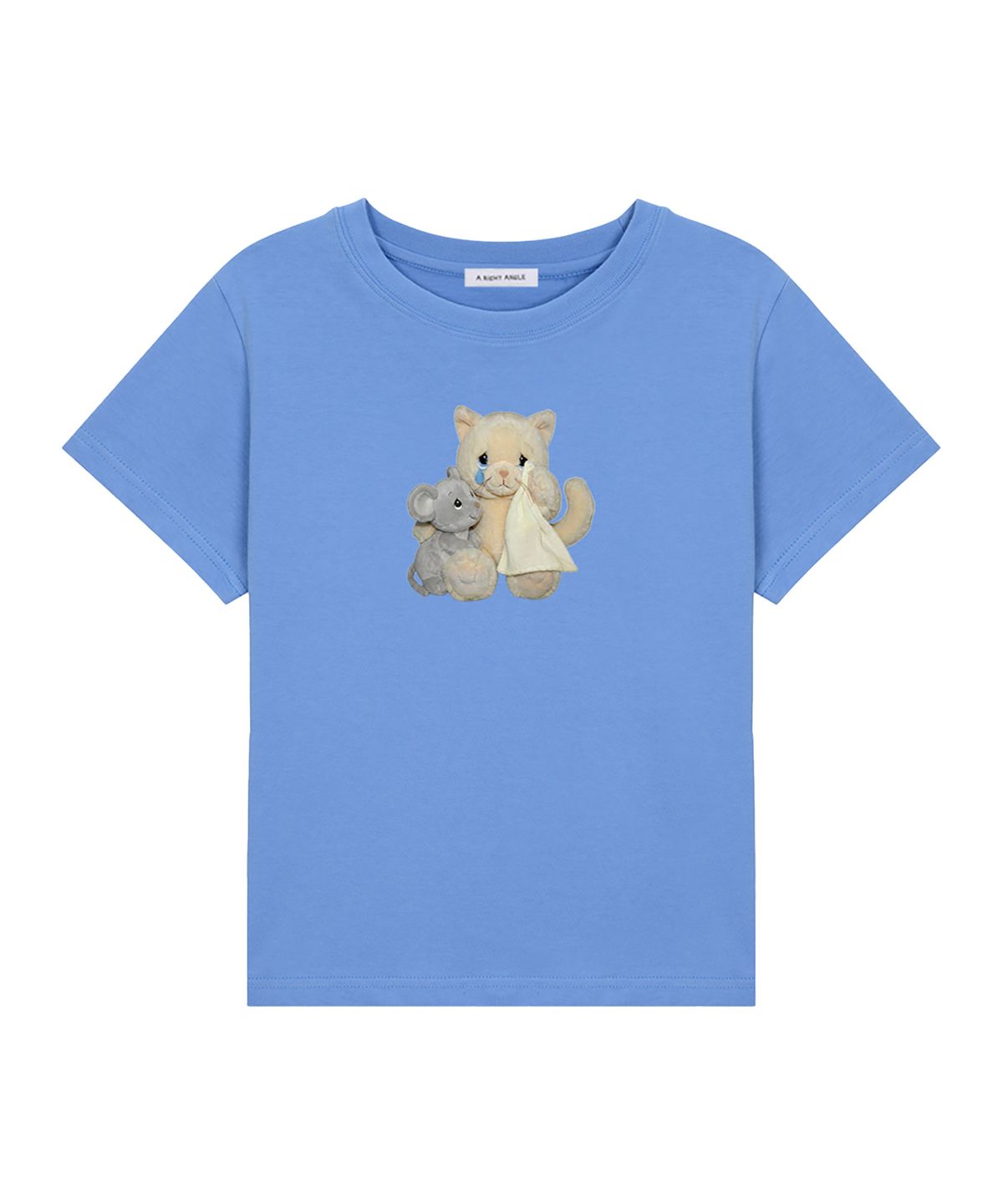 어라이트앵글(ARIGHTANGLE) CAT DOLL CROP TEE (3 COLOR)