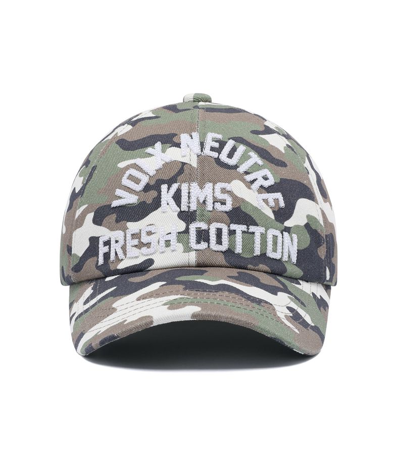[김샤브칼 X KIMS]  Voix Logo Ball Cap  Camo