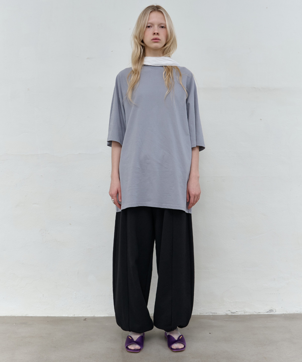 서란(SEORAN) Boucle Jogger Pants_Black