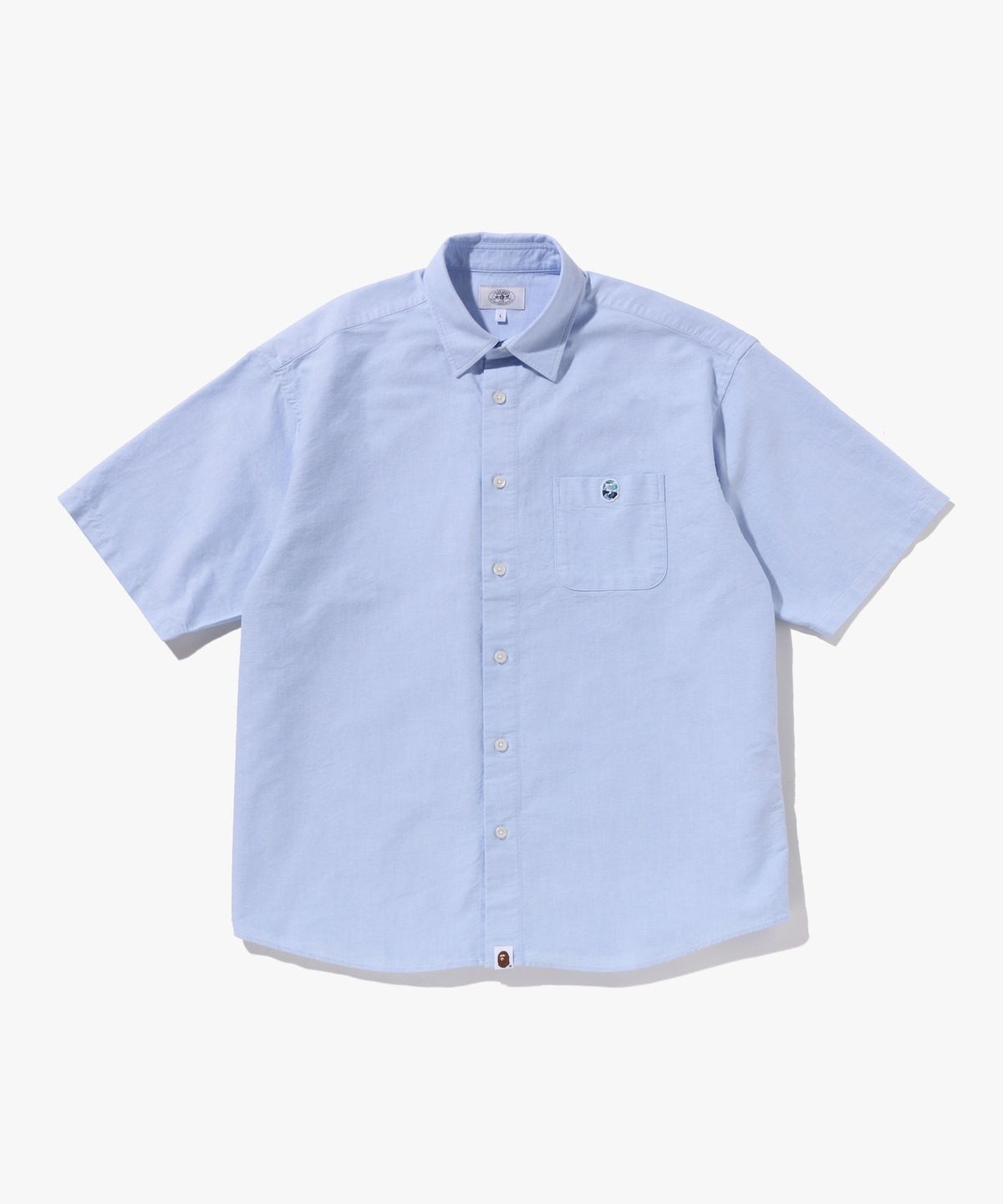 베이프(BAPE) 원 포인트 릴렉스드 핏 SS셔츠(M) SAX