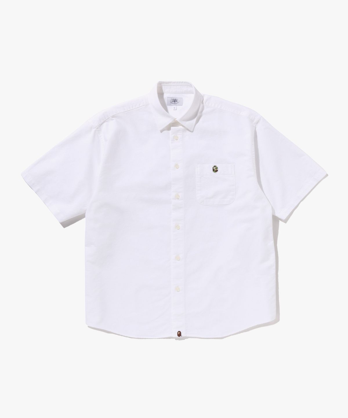 베이프(BAPE) 원 포인트 릴렉스드 핏 SS셔츠(M) WHITE