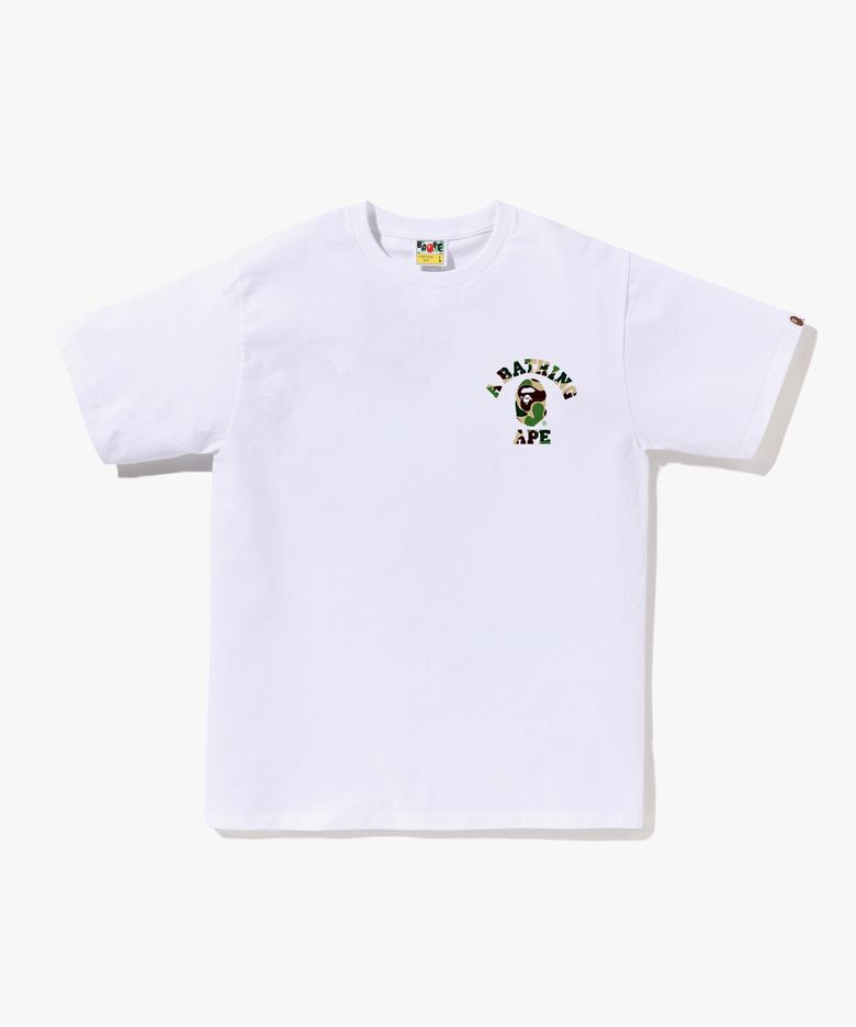 ABC 카모 콜리지 ATS 티셔츠(M) WHITE/GREEN