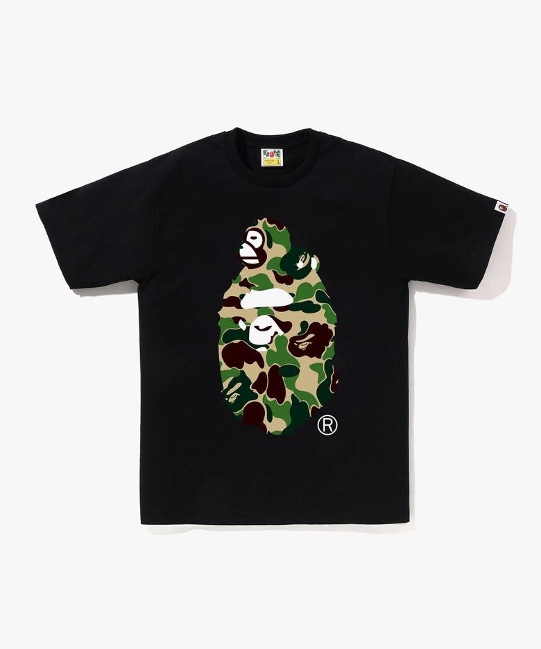 ABC 카모 마일로 온 빅 에이프 티셔츠(M) BLACK/GREEN