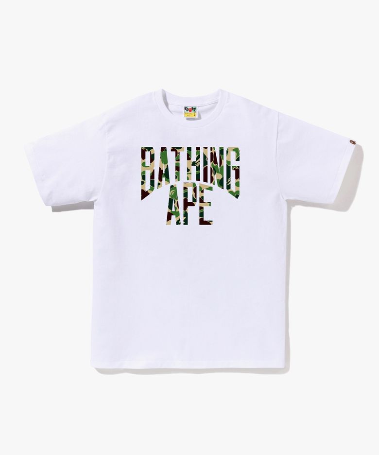 ABC 카모 NYC 로고 티셔츠(M) WHITE/GREEN