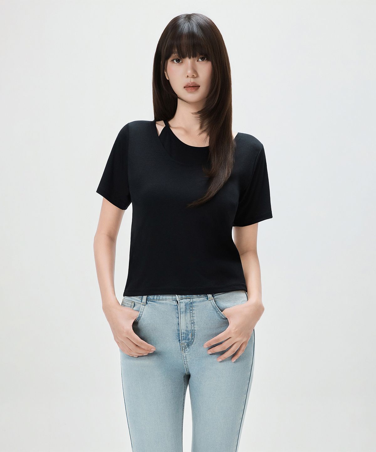 미쏘(MIXXO) 레이어드 티셔츠_MIWHWG71AS