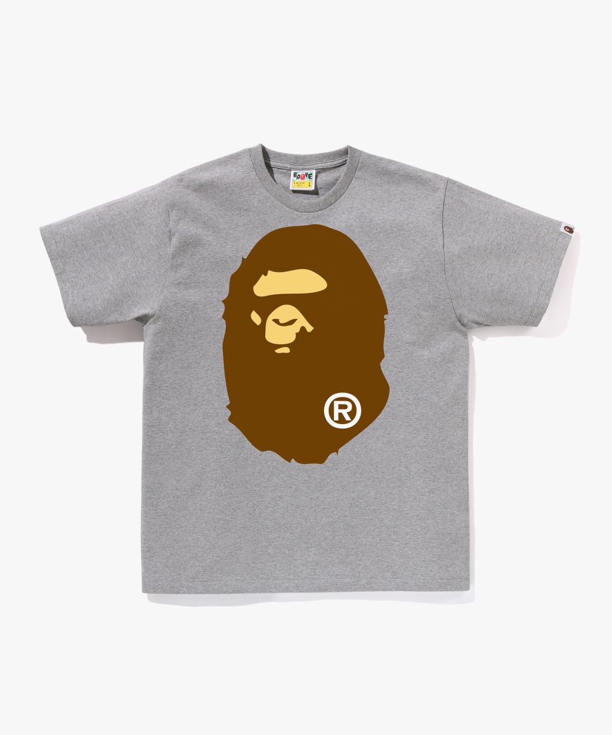 베이프(BAPE) 빅 에이프 헤드 티셔츠(M) GRAY