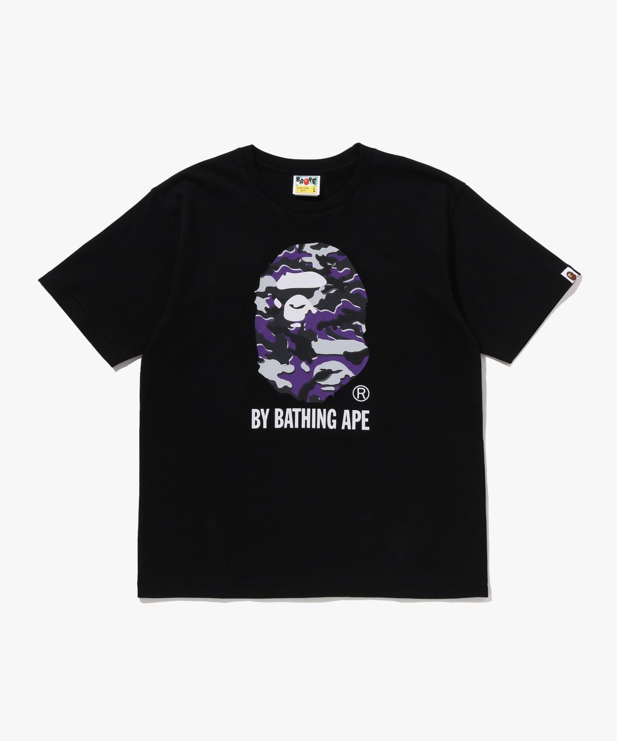 베이프(BAPE) 글리치 우드랜드 카모 BY BATHING APE 티셔츠(M) BLACK