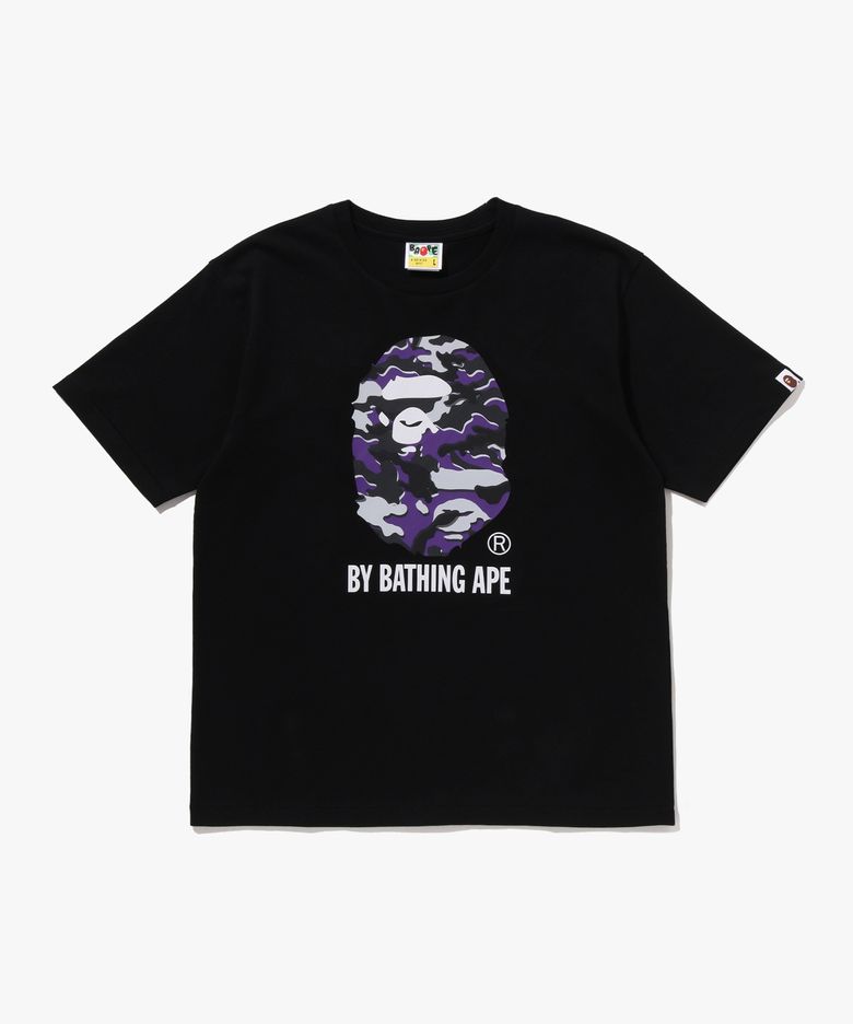 글리치 우드랜드 카모 BY BATHING APE 티셔츠(M) BLACK