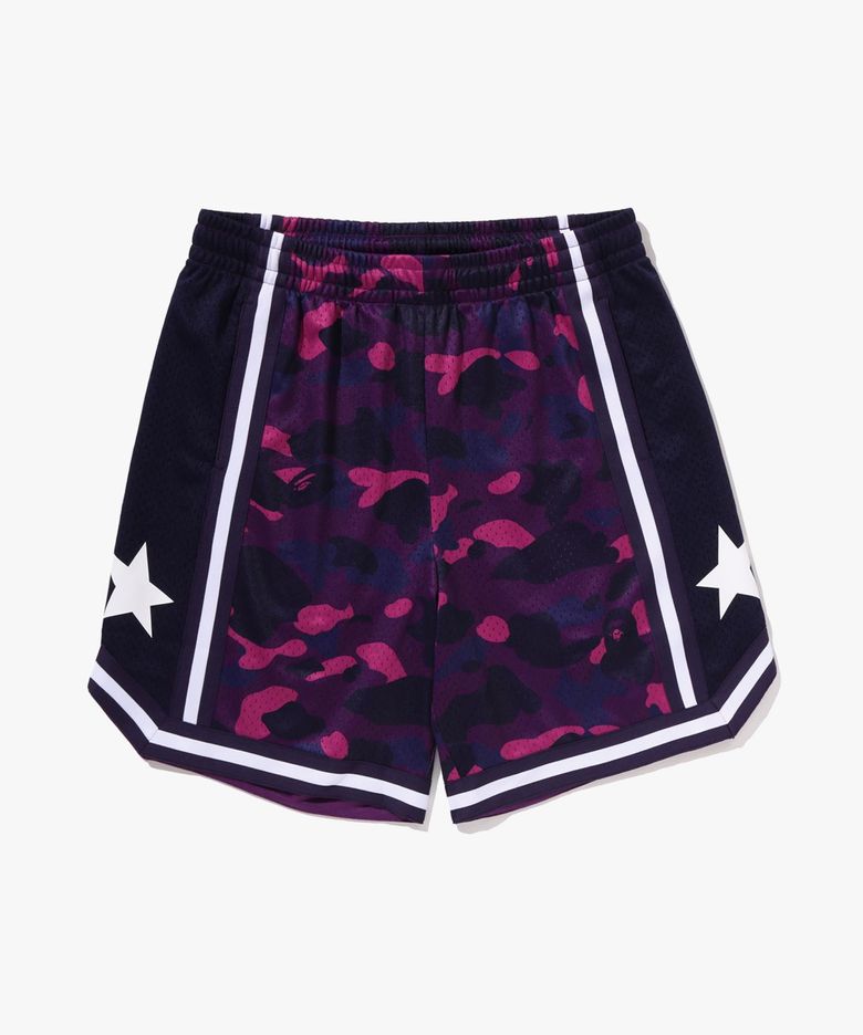 컬러 카모 메쉬 릴렉스드 핏 쇼츠(M) PURPLE