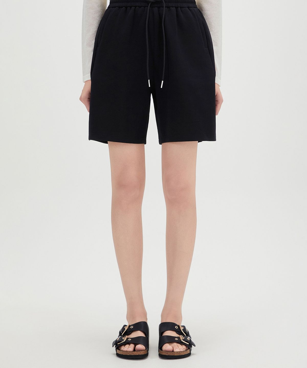미쏘(MIXXO) 밴딩 버뮤다 팬츠_MIWTMG70SS
