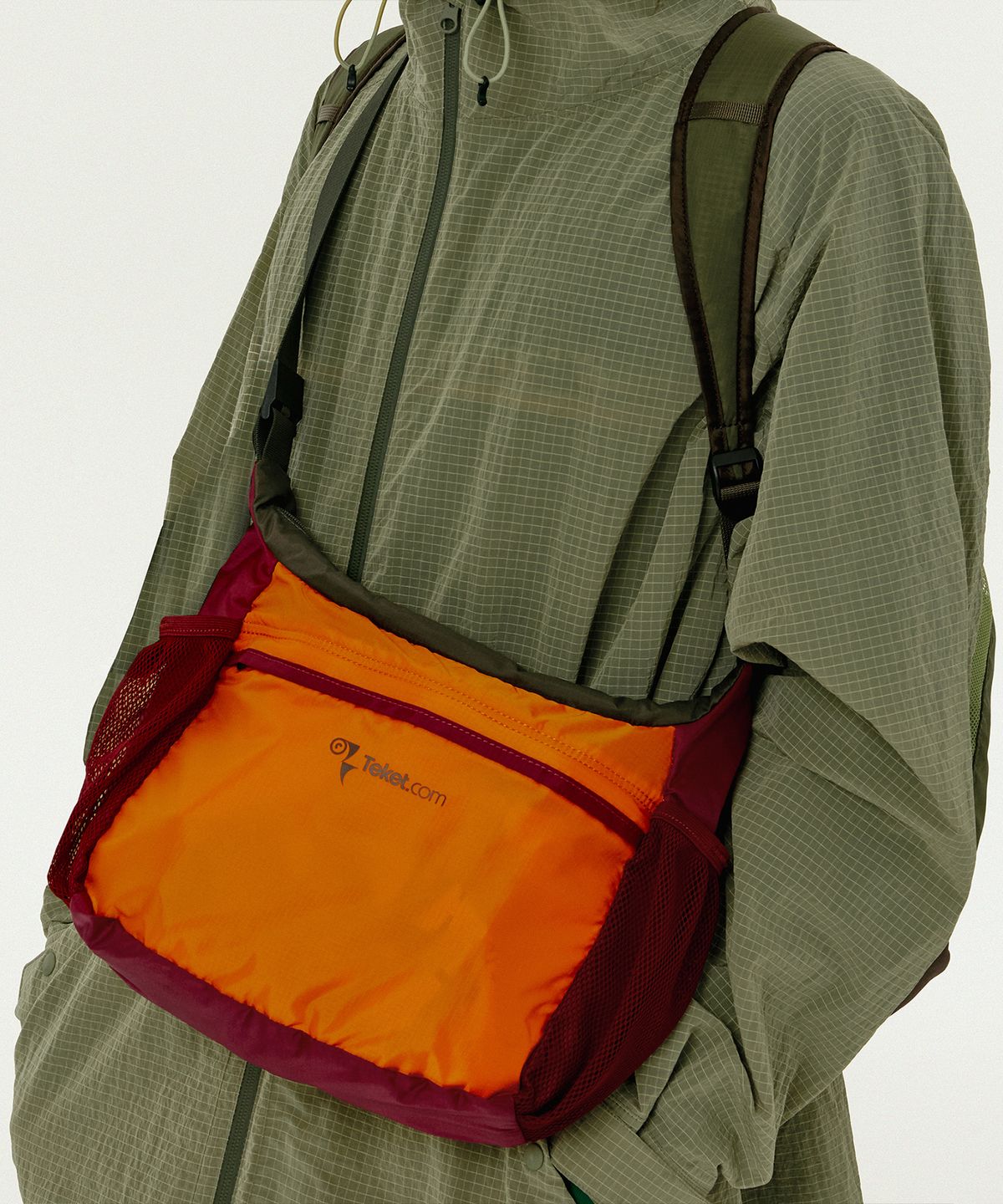 테켓(TEKET) CT Twist Cross Bag Orange