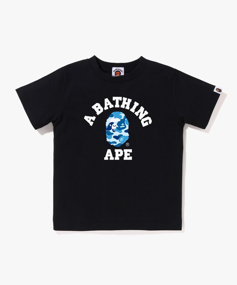 ABC 카모 콜리지 티셔츠(Kids) BLACK/BLUE
