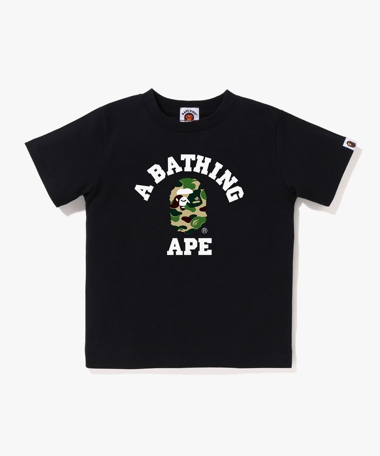 ABC 카모 콜리지 티셔츠(Kids) BLACK/GREEN
