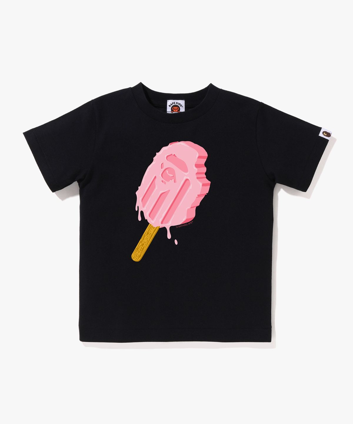 베이프 키즈(BAPE KIDS) 아이스 크림 바 티셔츠(Kids) BLACK/PINK