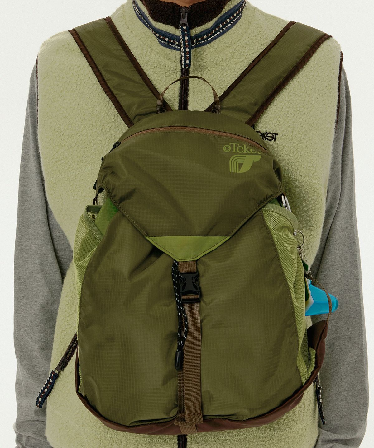 테켓(TEKET) Incur Flap Backpack Khaki