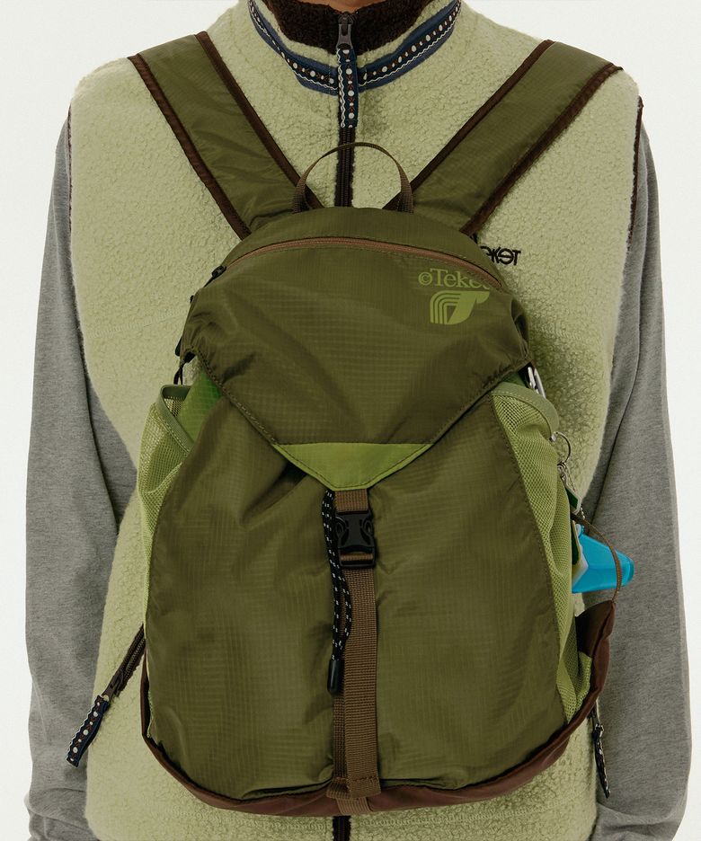 Incur Flap Backpack Khaki