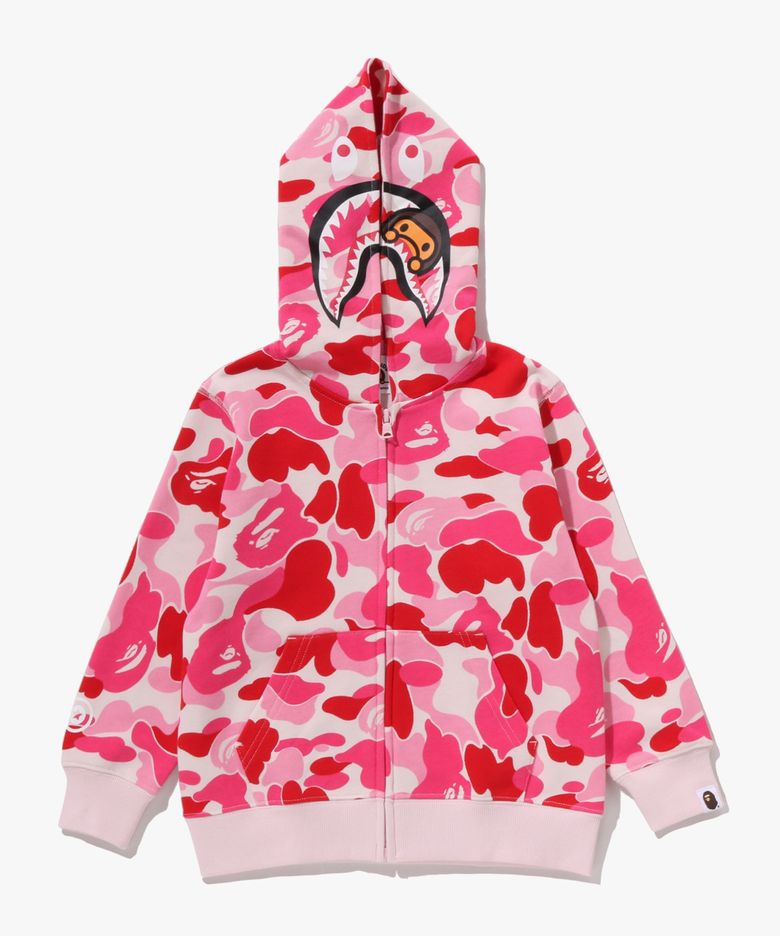 ABC 카모 마일로 샤크 집 후드(Kids) PINK