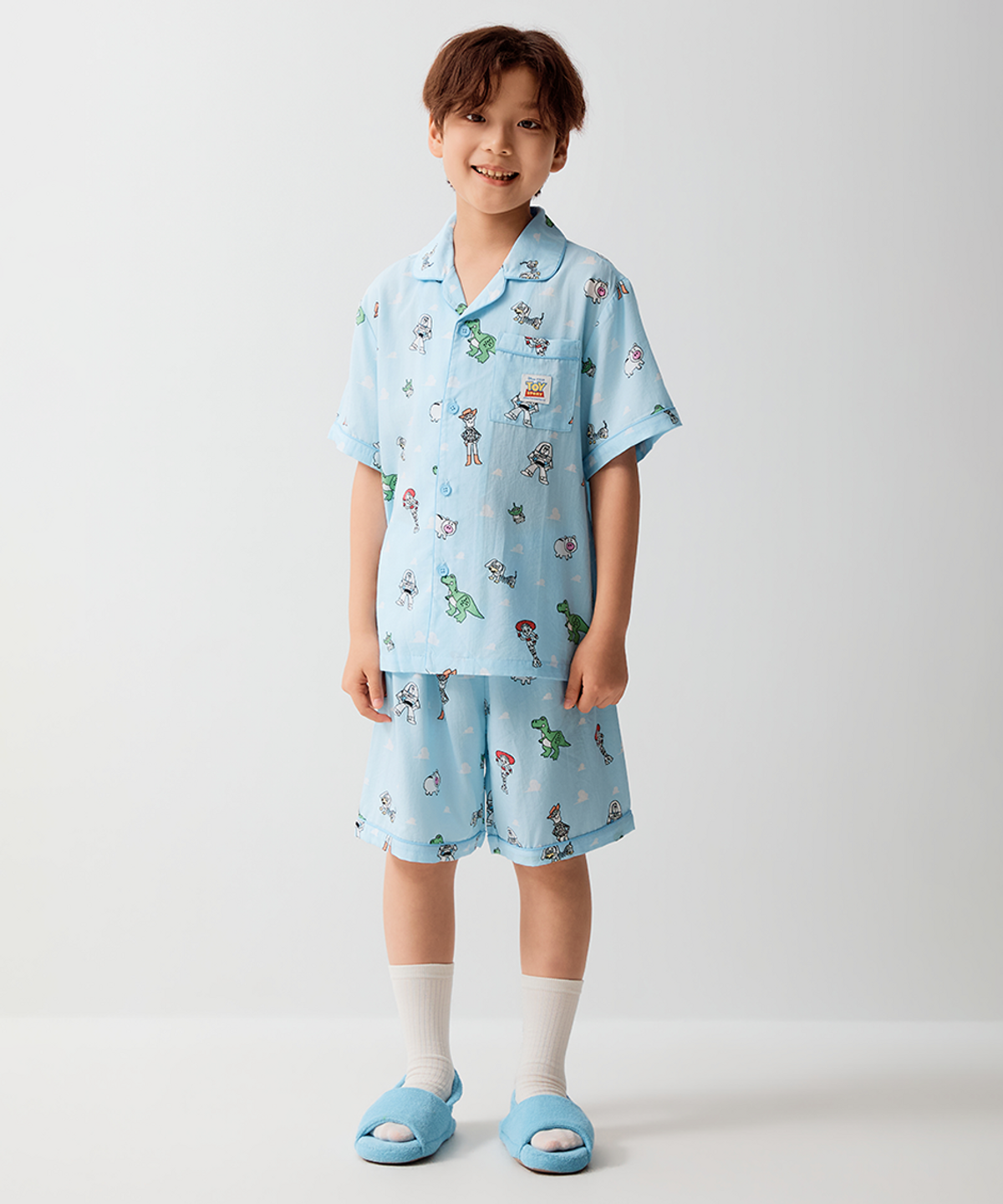 스파오 키즈(SPAO KIDS) [키즈] (토이스토리) 반팔 파자마(Blue)_SPPPG37KU3
