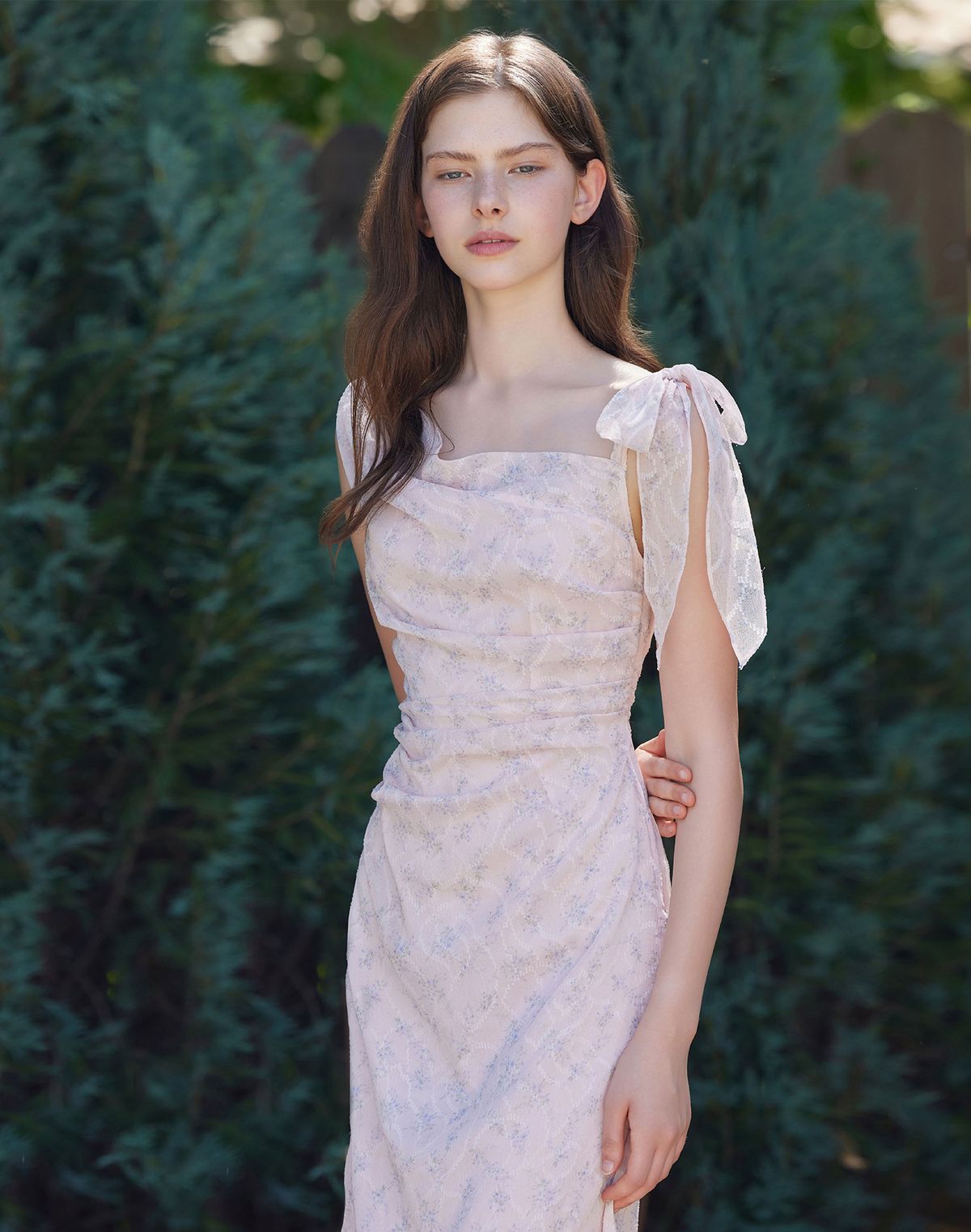 벨로디네라(VALLO DE NERA) Siena Dress Pink