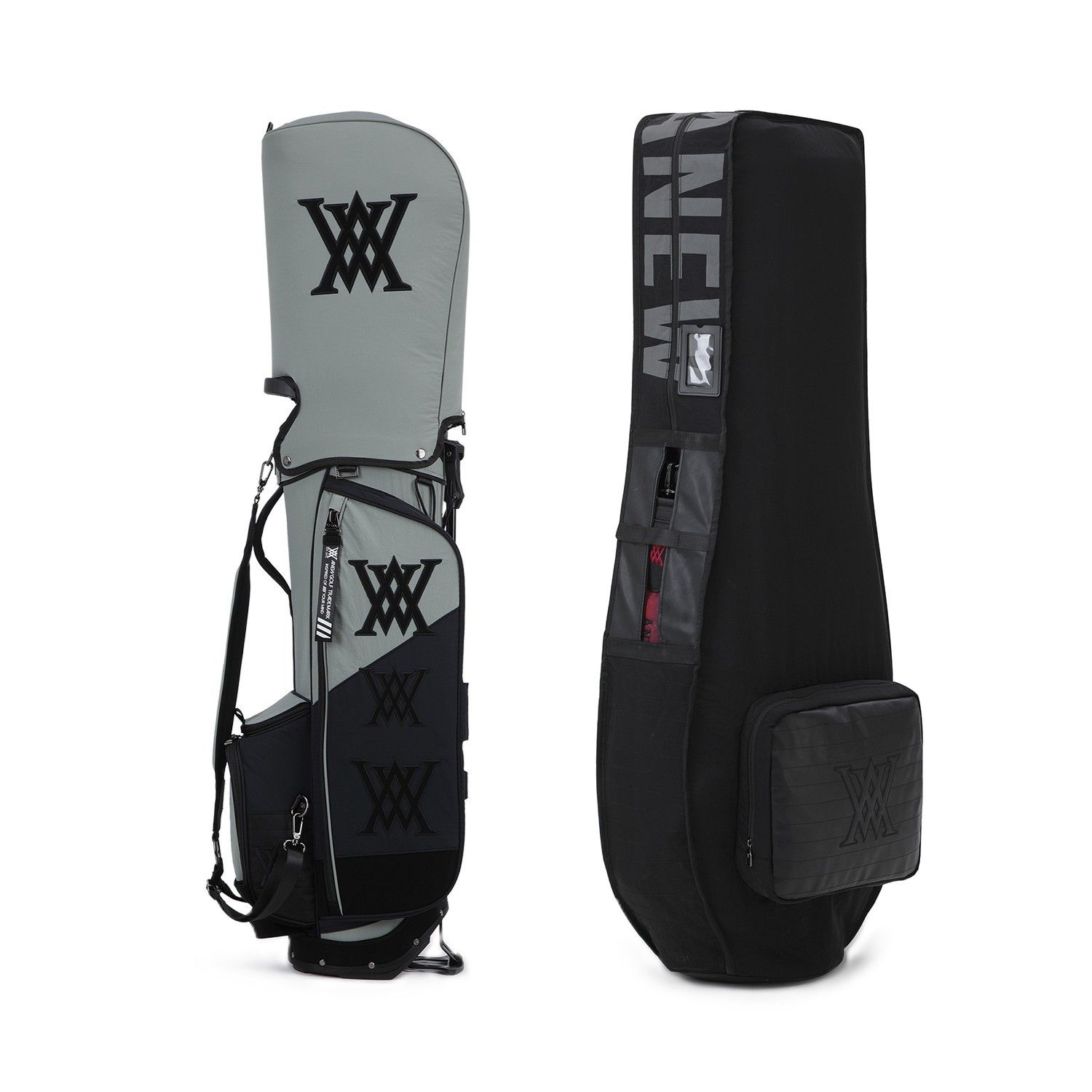 어뉴골프(ANEW GOLF) (ONLINE) NEW OG2 STAND BAG+TRAVEL COVER_LK