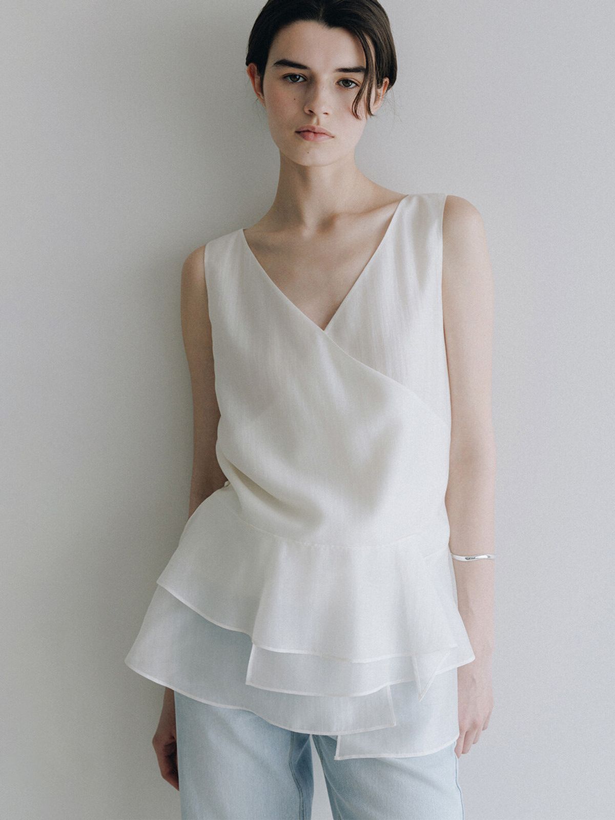 루에브르(LOEUVRE) Asymmetric Layered Flare Top SW6MB746-03