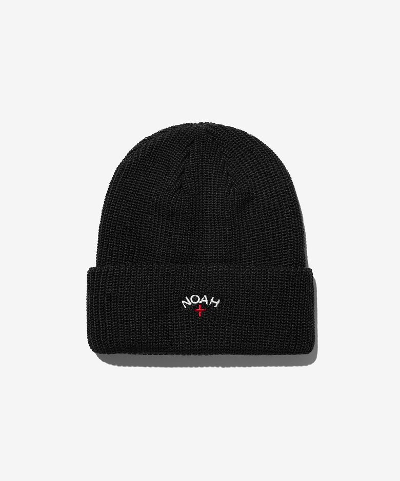 (U) 울 블랜드 코어 로고 비니 블랙 WOOL BLEND CORE LOGO BEANIE BLACK