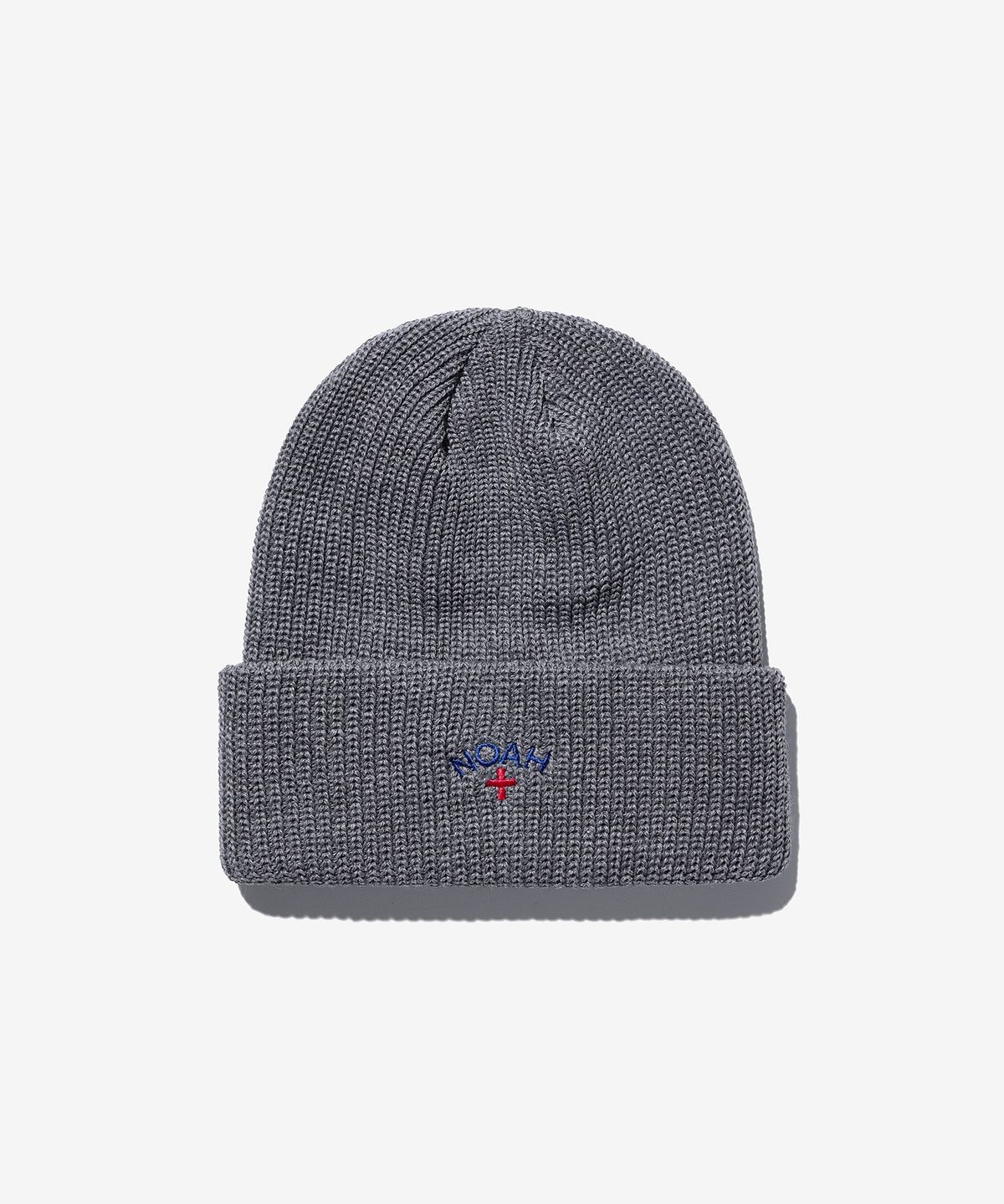 노아(NOAH) (U) 울 블렌드 코어 로고 비니 헤더 그레이 WOOL BLEND CORE LOGO BEANIE HEATHER GREY