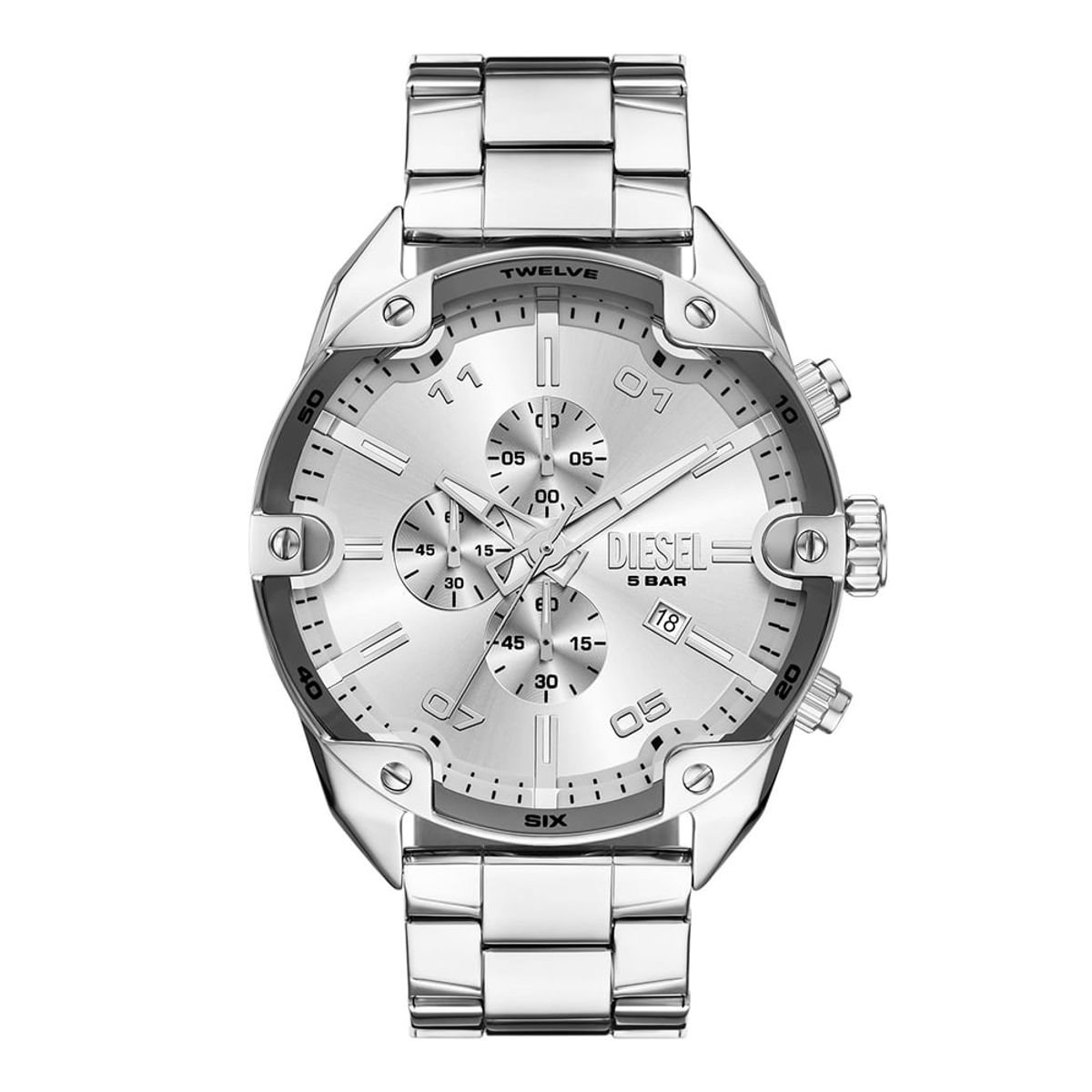 디젤 시계(DIESEL WATCH) DZ4677 (Spiked) 스파이크 크로노그래프 남성 메탈시계