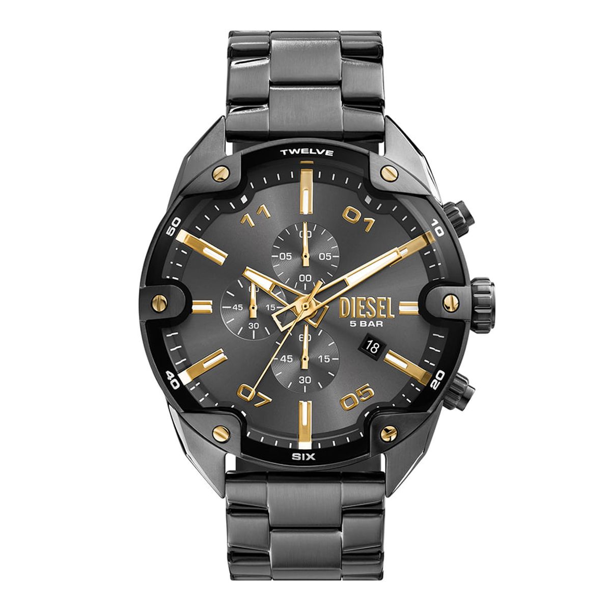 디젤 시계(DIESEL WATCH) DZ4669 (Spiked) 스파이크 크로노그래프 남성 메탈시계