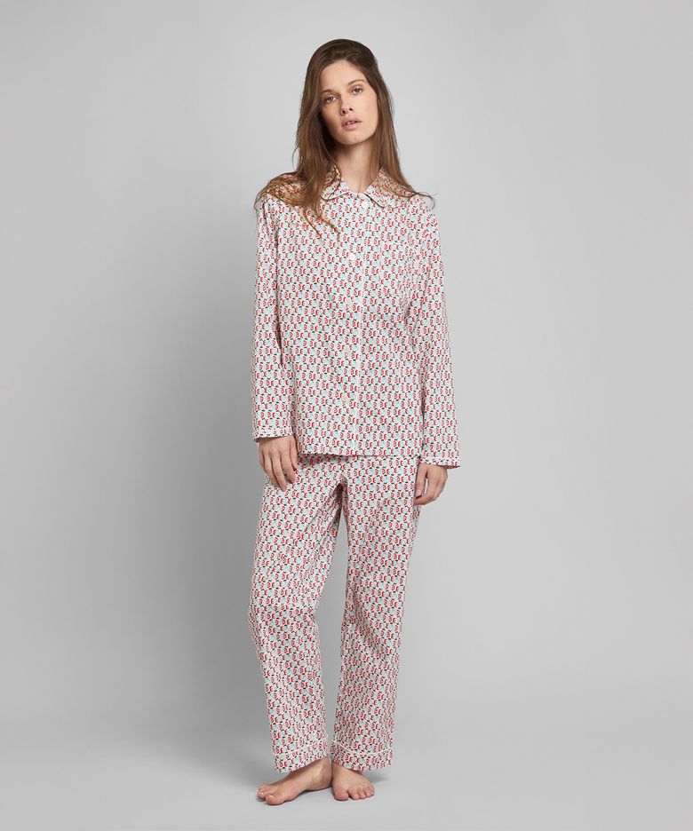 (W) 비숍 파자마 세트 플로럴 BISHOP PAJAMA SET FLORAL