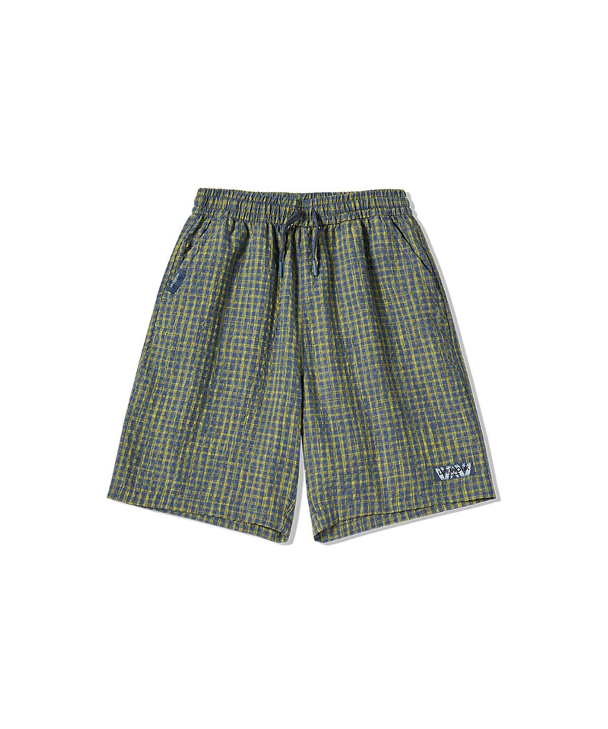라이프워크 키즈(LIFEWORK KIDS) 키즈) 체크 링클 숏 팬츠