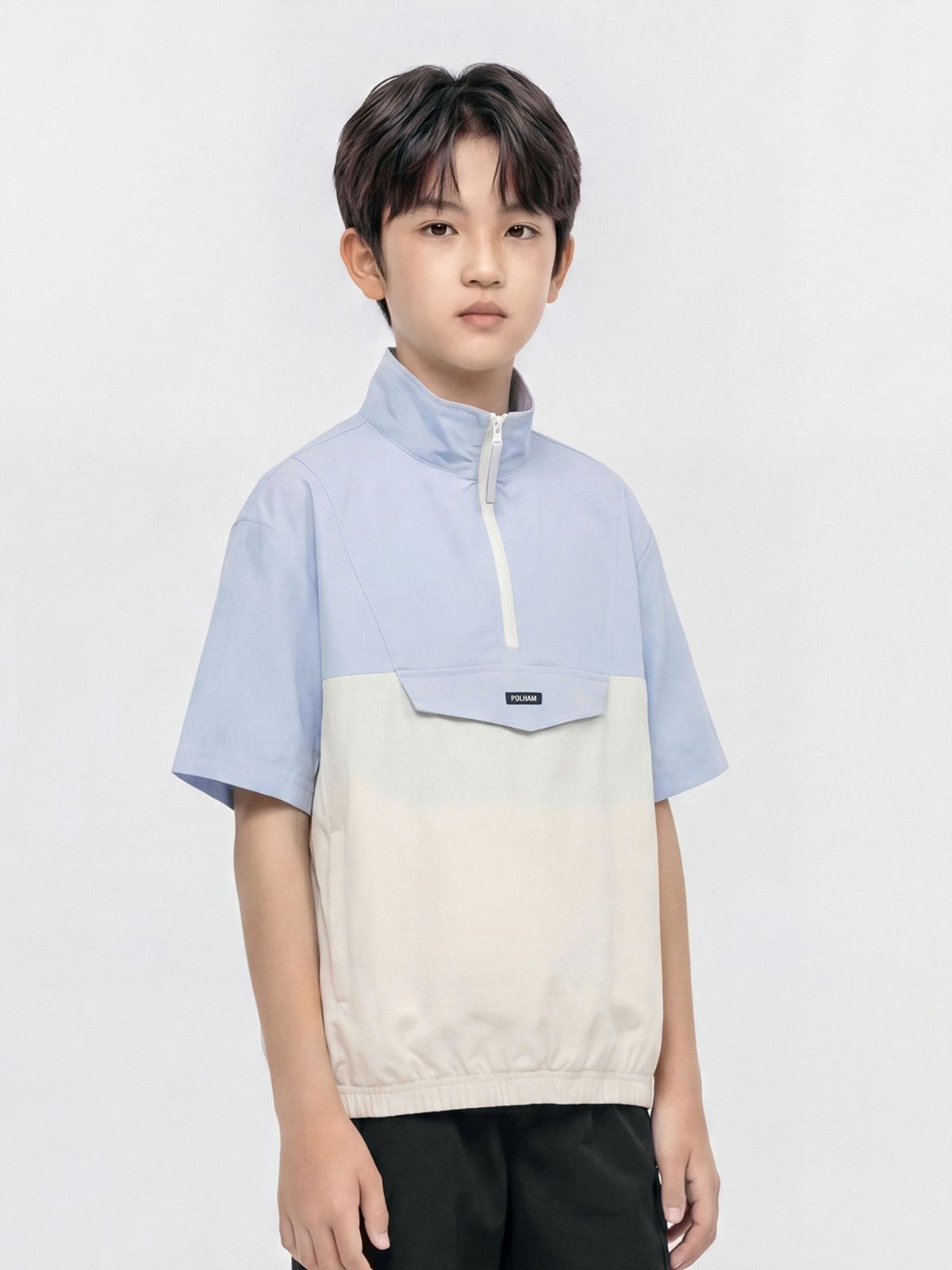 폴햄키즈(POLHAM KIDS) 공용 아노락 반팔 바람막이_PKG2JJ3033