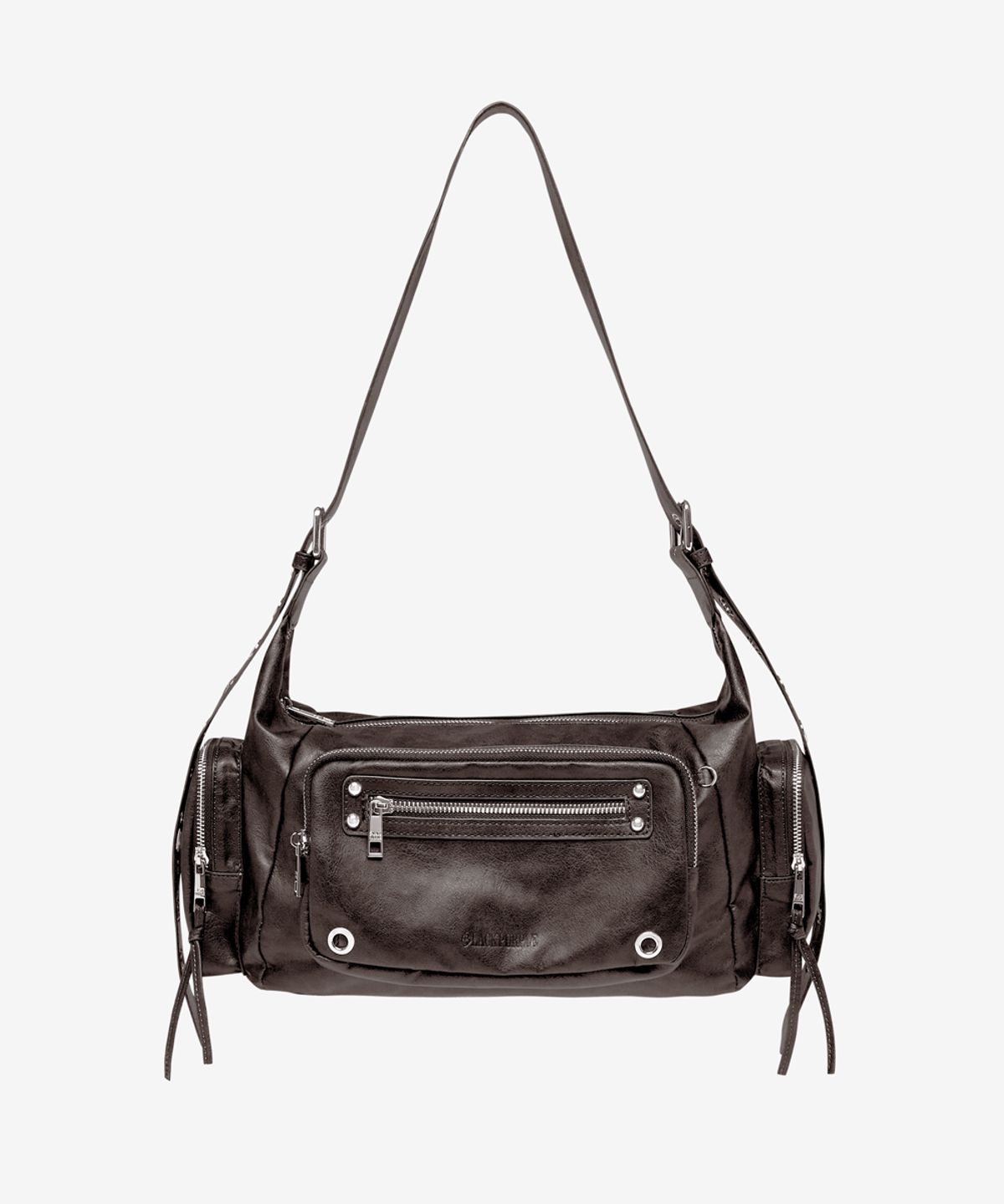 블랙 퍼플(BLACK PURPLE) 맥시 마르코백_브라운 Maxi Marco Bag_Brown